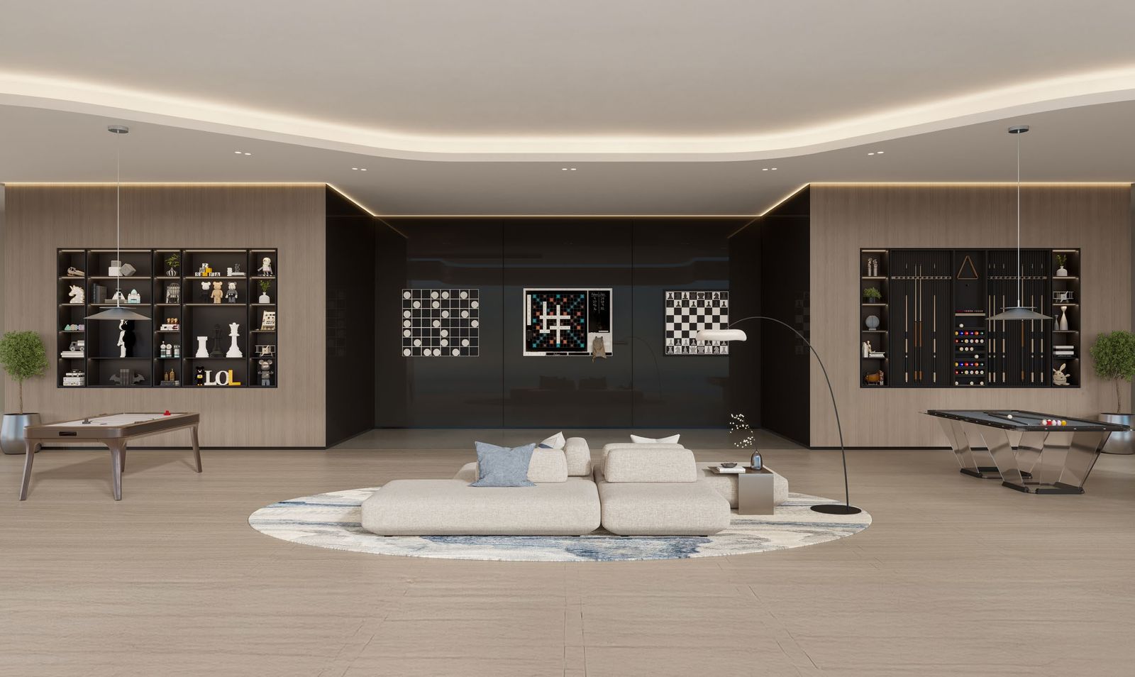 Games room with target game zone at Berkeley Tower